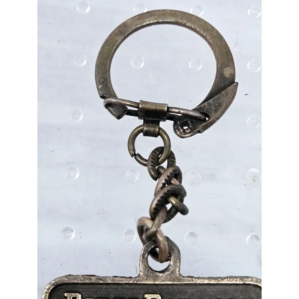 Vintage Dodge Brothers Metal Emblem Keychain Tag Medal‎ Business Car